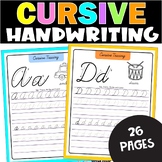 Cursive Handwriting Practice Worksheets - Review of all 26
