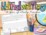 Cursive Handwriting Practice for the Entire Year