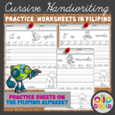 Cursive Handwriting Practice in Filipino