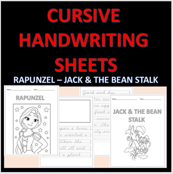 Preview of Cursive Handwriting Sheets