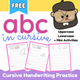 Cursive Handwriting Trace and Practice - Sample Freebie
