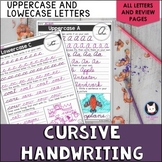 Cursive Handwriting Uppercase and Lowercase Letters a to z