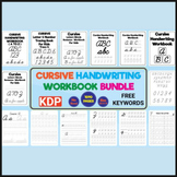 Cursive Handwriting Workbook Bundle | 3rd Grade Worksheets