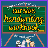Cursive Handwriting Workbook from A-Z