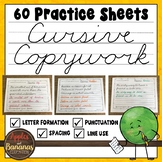 Cursive Handwriting Worksheets - 60 Days of Cursive Copywo