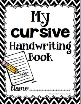 Cursive Handwriting Practice By Rebecca Anderton Tpt