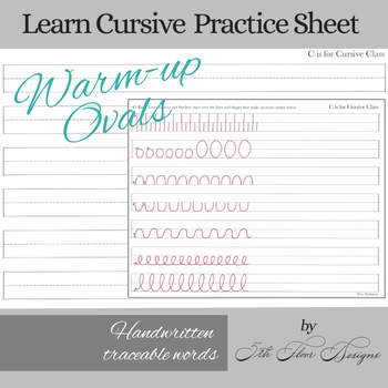 Preview of Cursive Letter Stroke Fine-motor Skills Worksheet | Lesson 3