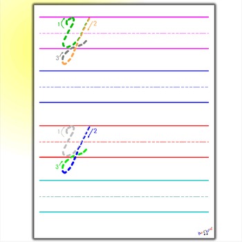 Lined Writing Paper by Kidznote