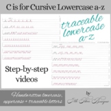 Cursive Lowercase Traceable Practice a-z Lesson 4-11 | C i