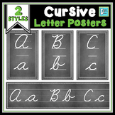Cursive Posters - Chalkboard