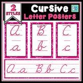Cursive Posters - Pink Swirls