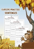Cursive Practice Sentences
