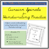 Cursive Spirals for Handwriting Practice