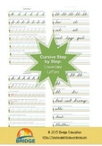 Cursive Step By Step - Lowercase Letters Bundle