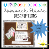 Cursive Uppercase Approach Stroke Descriptions