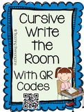 Cursive Write the Room- Cursive Letters A-Z with QR codes