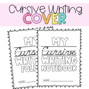 Cursive Writing Cover by Miss Vandy's Class | TPT