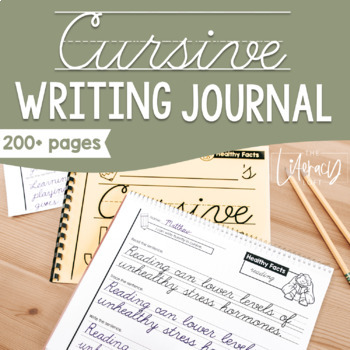 Preview of Cursive Writing Journal