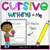Cursive Writing Practice Sentences - May - Jokes, Fun Facts