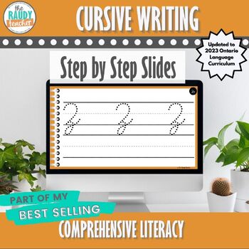Preview of Cursive Writing Slides | NEW 2023 Ontario Language Curriculum