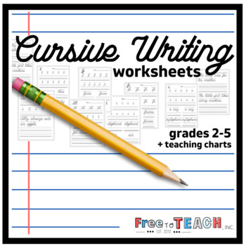 Preview of Cursive Writing Worksheets