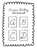 Cursive Writing Worksheet Booklet - Digital Resource