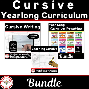Preview of Cursive Yearlong Curriculum