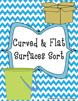 Preview of Curved & Flat Surfaces Sort