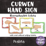 Curwen Hand Signs Posters: Boomwhacker Colors