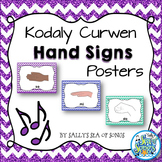 Curwen Hand Signs Posters - Glitter & Chevrons