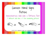 Curwen Kodaly solfege hand signs posters {Boomwhackers col