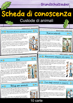 Preview of Custode di animali - Scheda di conoscenza - Professioni (italiano)