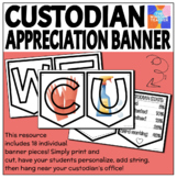 Custodian Appreciation Banner - Winsome Teacher