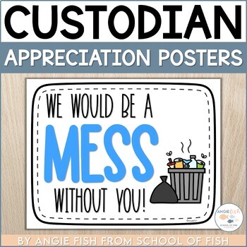 Preview of Custodian Appreciation | Custodian Day | Janitor Appreciation