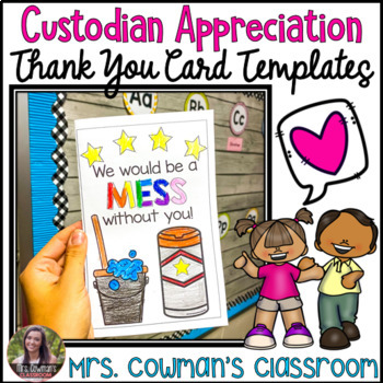 Preview of Custodian Appreciation Day Thank You Cards