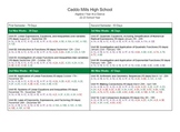 Custom Algebra I YAG (Year-At-A-Glance) - Suited for Your 