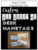 Custom All About Me Name Tags - Fun and Easy!