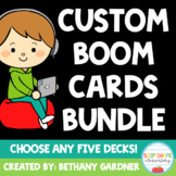 Custom Boom Cards Bundle - Choose Any FIVE Decks!