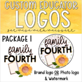 Custom Branding Logos - PACKAGE 1 (logo and watermark)