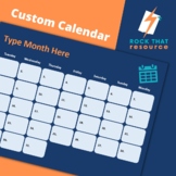 Custom Calendar (Monthly)
