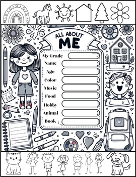 Preview of Custom Creations: Tailored Coloring Pages for Educators and School Counselors