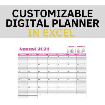 Preview of Custom Digital Planner