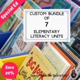 Custom Elementary Literacy Unit Bundle : 7 of your favorites