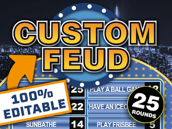 Preview of Custom Feud Family Feud End of Year Game