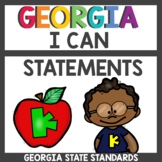 Custom Georgia Kindergarten I Can Statements