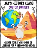 Custom Global History Bundles!