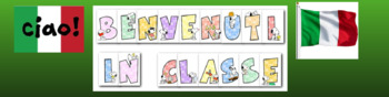 Preview of Custom Google Classroom Banner for Italian Class