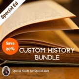 Custom History Bundle for High School Special Education PR