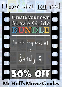Preview of Custom Movie Guide Bundle #1 for Sandy X | 10 x Movie Guides (30% OFF)