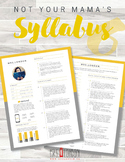 Nontraditional Syllabus Template #6 (GOOGLE DRAWINGS!)